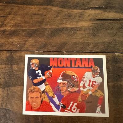 1991 Upper Deck Football Heroes Joe Montana
