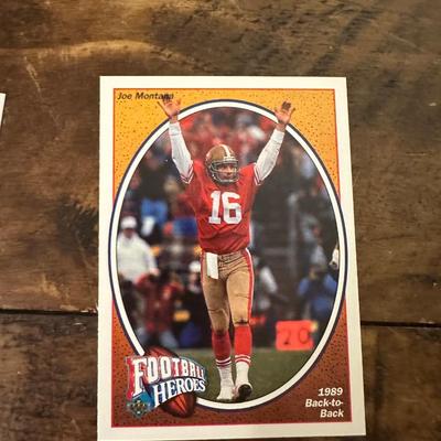 1991 Upper Deck Football Heroes Joe Montana