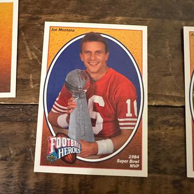 1991 Upper Deck Football Heroes Joe Montana