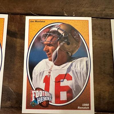 1991 Upper Deck Football Heroes Joe Montana