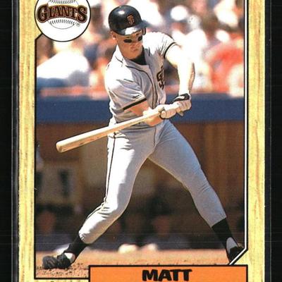 1987 Topps Traded #129T Matt Williams XRC
