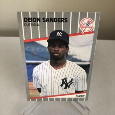 1989 Fleer Update #53 Deion Sanders RC