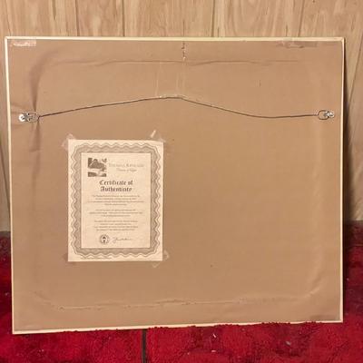 Framed Thomas Kinkade â€œHome is Where the Heart Isâ€ (M-SS)