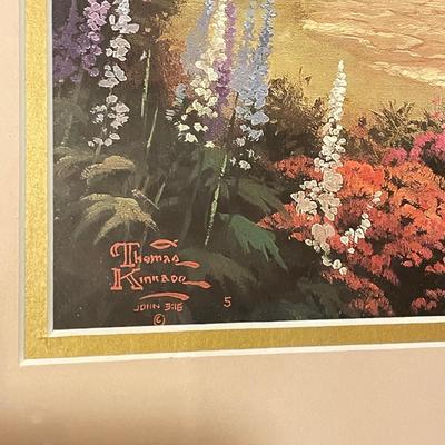 Framed Thomas Kinkade â€œHome is Where the Heart Isâ€ (M-SS)