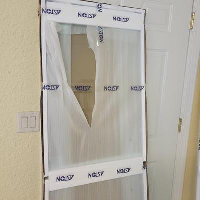 NIB Aston Tempered Glass Shower Door and Hardware (G-DW)