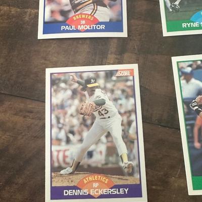 1989 Score baseball