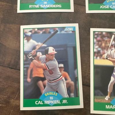 1989 Score baseball
