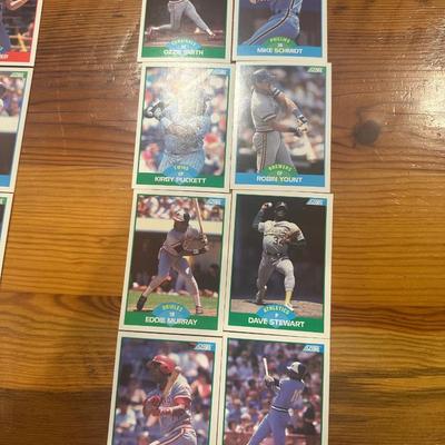 1989 Score baseball