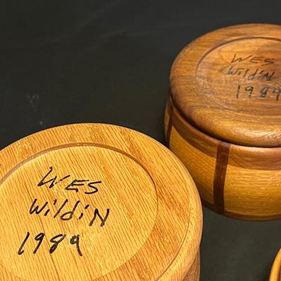Handcrafted Hardwood Bowls By Wes Wildin & More (DR-RG)