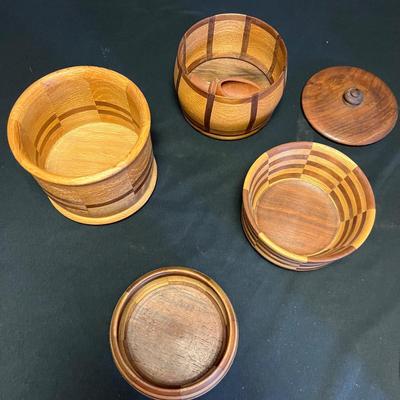 Handcrafted Hardwood Bowls By Wes Wildin & More (DR-RG)