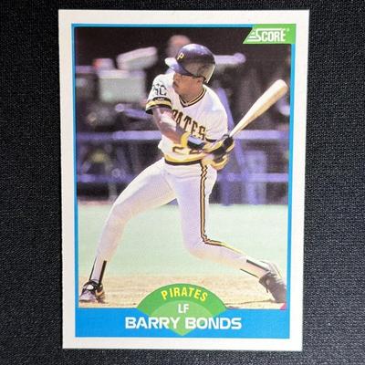 1989 Score #127 Barry Bonds