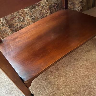 Wooden Rolling/Drop Leaf Tea Cart  (DR-RG)