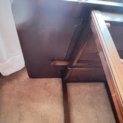 Wooden Rolling/Drop Leaf Tea Cart  (DR-RG)