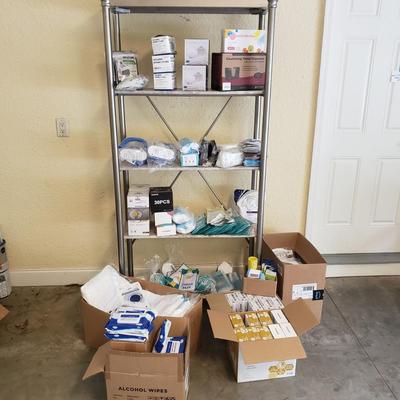 Large Lot of Unopened Personal Protection Equipment (G-KD)