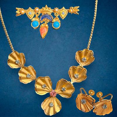 Lot Vintage Antique Designer Jewelry - Florenza & Bugbee Niles