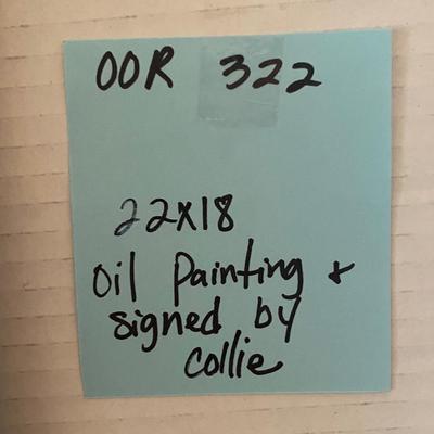 Signed Oil Painting 22x18