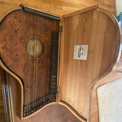 Vintage Zither by J. Padewet