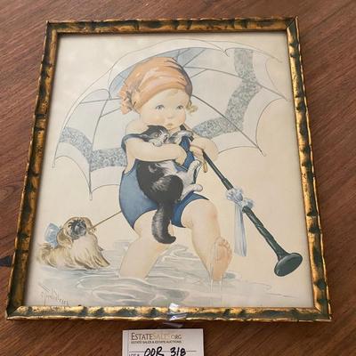Print by Charles Twelvetrees 11.5x13