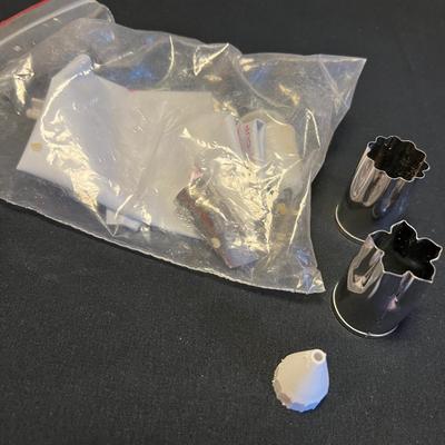 Large assortment of Cookie Cutters, Croissant Roller & More (DR-RG)