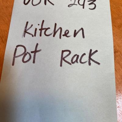 Hanging Kitchen Pot Rack