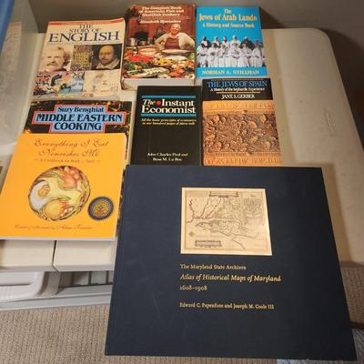 Lot of 10 Books Cooking Atlas of Historical Maps of  Maryland see pics.