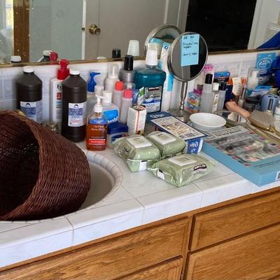 Bathroom Items, Toiletries And Cleaning Supplies