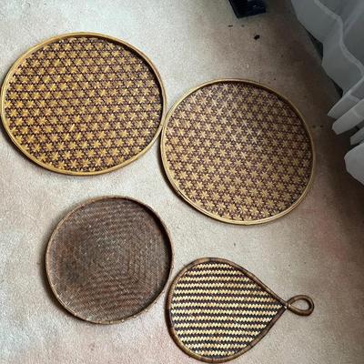 Variety of Woven Baskets & Trays (M-RG)