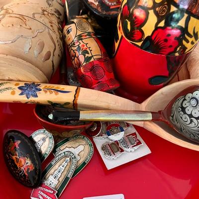 Vintage Russian Art Collectibles Lot