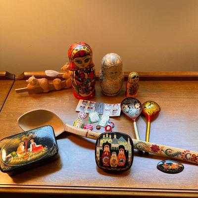 Vintage Russian Art Collectibles Lot