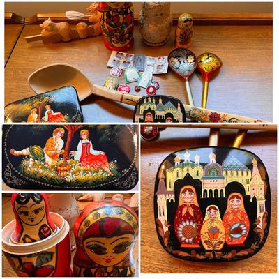 Vintage Russian Art Collectibles Lot