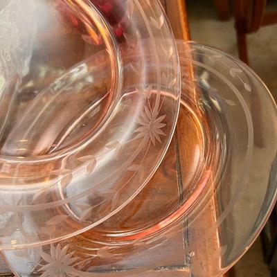 Large Vintage Lot Glass Pottery