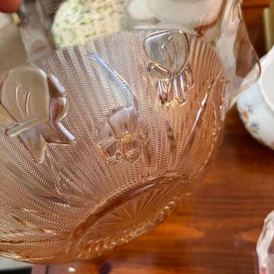 Large Vintage Lot Glass Pottery