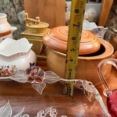Large Vintage Lot Glass Pottery