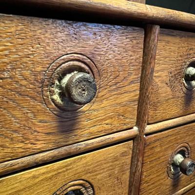 Two Vintage Wooden Organizer Boxes (DR-RG)