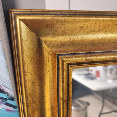 Gold Wood Trim Mirror 21x28