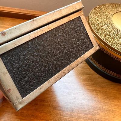 Antique Vintage Tin Lot
