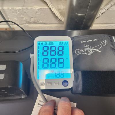 Lot of 3 Timex USB Clock Blood Pressure Monitor, Choicemmed Fingertip Pulse Oximeter