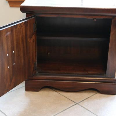 Floral Cabinet Side Table