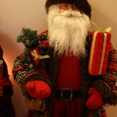 36" Decorative Santas (2)