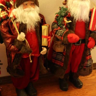 36" Decorative Santas (2)