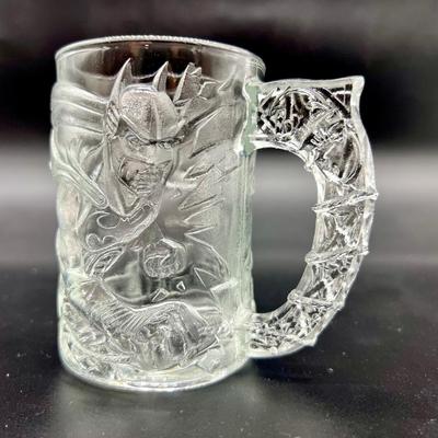 1995 McDonaldâ€™s Batman Forever Series Glass Mugs