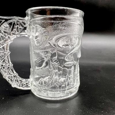 1995 McDonaldâ€™s Batman Forever Series Glass Mugs