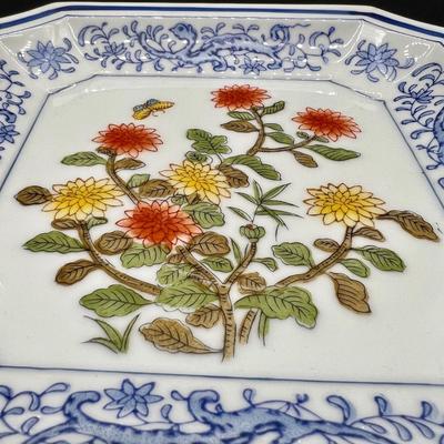 Andrea by Sadek Octagonal Plate & Vase