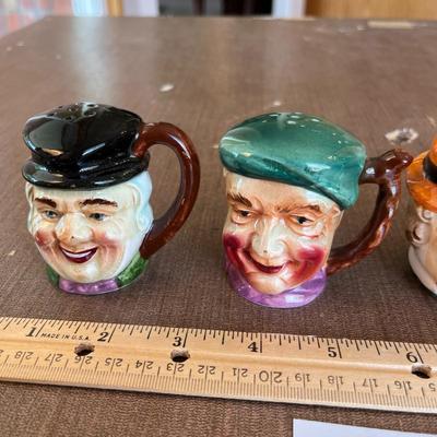 2 Salt & Pepper Figurine Sets