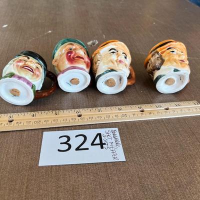 2 Salt & Pepper Figurine Sets