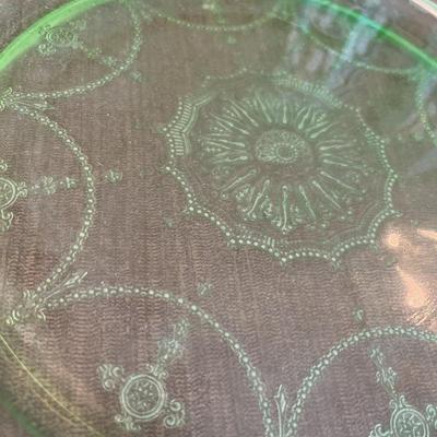 Misc Lot of Green Glass