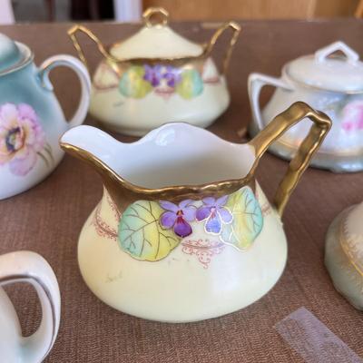 Misc Lot of Cream & Sugar Dishes