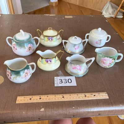 Misc Lot of Cream & Sugar Dishes