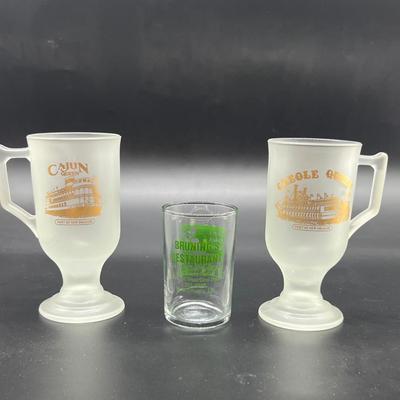 New Orleans Lot of Bar Glasses