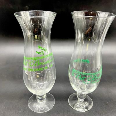 New Orleans Lot of Bar Glasses